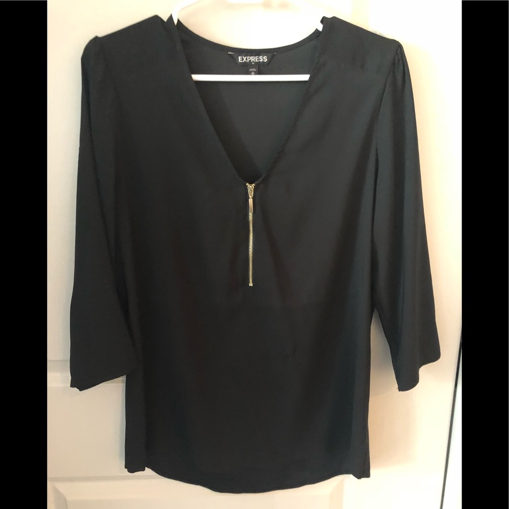 Express Black Blouse